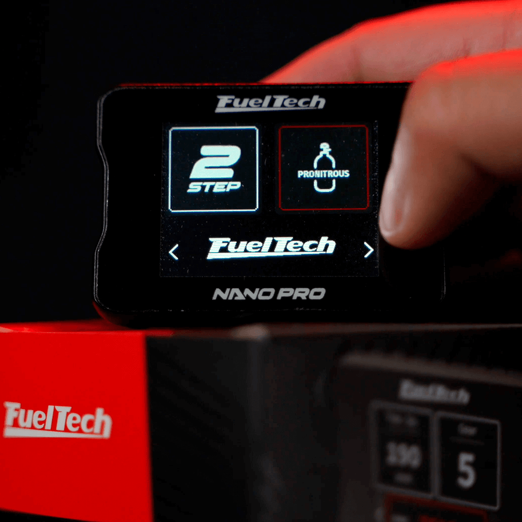 FuelTech NanoPro Wideband Air/Fuel Ratio Gauge with 15-ft Bosch Harness and 4.9 O2 Sensor