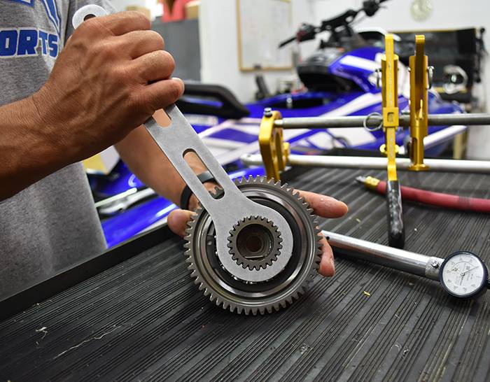 Riva Yamaha SHO/SVHO Supercharger Clutch Drive Holding Tool - Dean's Team Racing / Watercraft Performance