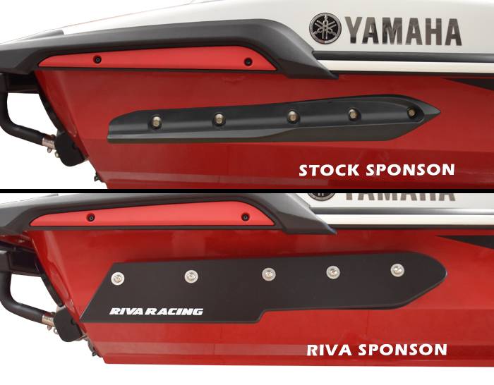 Riva Yamaha Pro-Series Sponson Kit, '12-'18 FX / '14-'16 FZ - Dean's Team Racing / Watercraft Performance