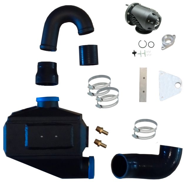 Fizzle Y1000 Yamaha Intercooler Kit w/ HKS Blow Off Valve - Dean's Team Racing / Watercraft Performance