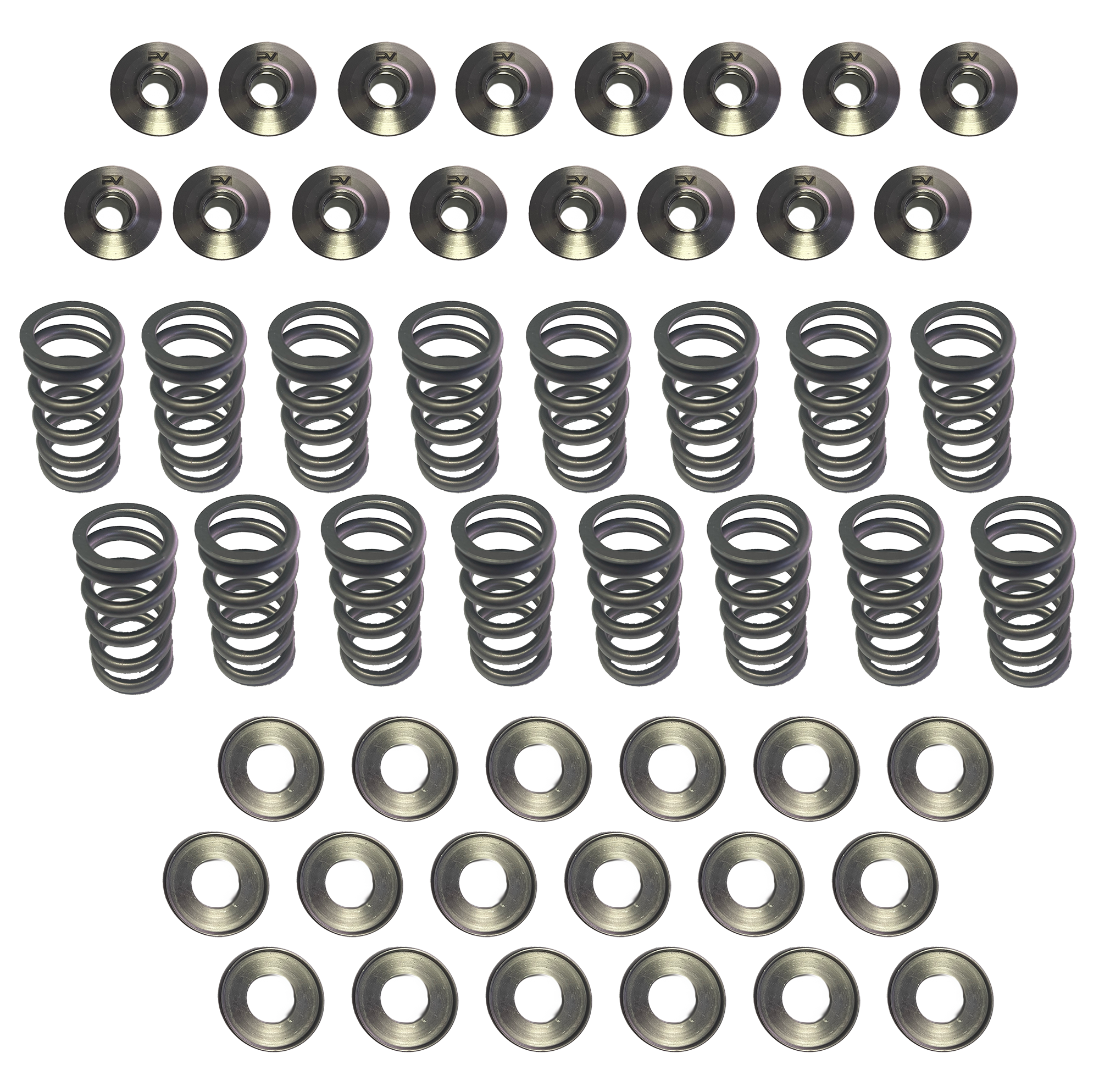 Dean's Team PV Yamaha High-Performance Single Valve Spring & Retainer Upgrade Kit