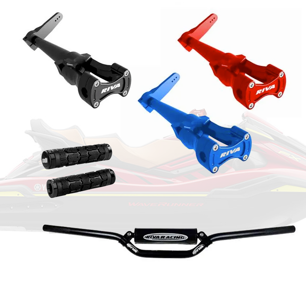 Riva Yamaha 2022+ FX Pro-Series Steering System with 30" Bars & ODI Grips