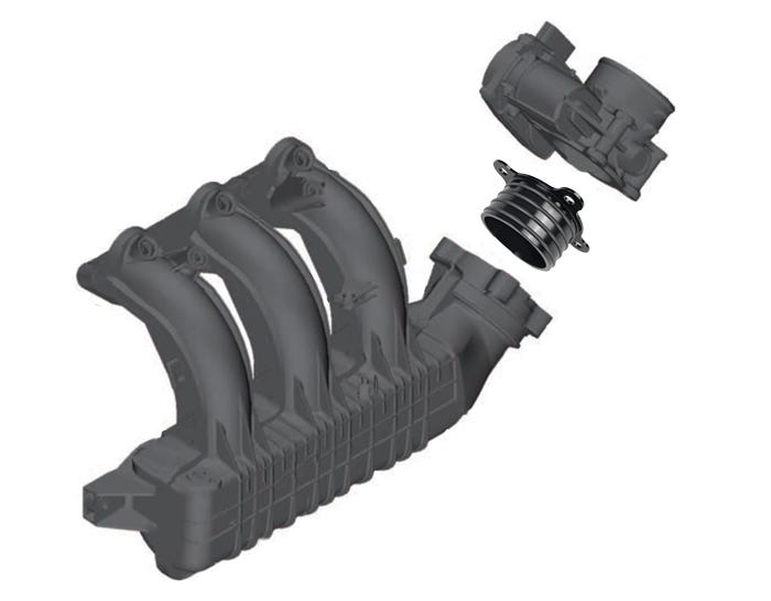 Riva Yamaha TR-1 Intake Manifold Upgrade Kit (Ribbon Delete)